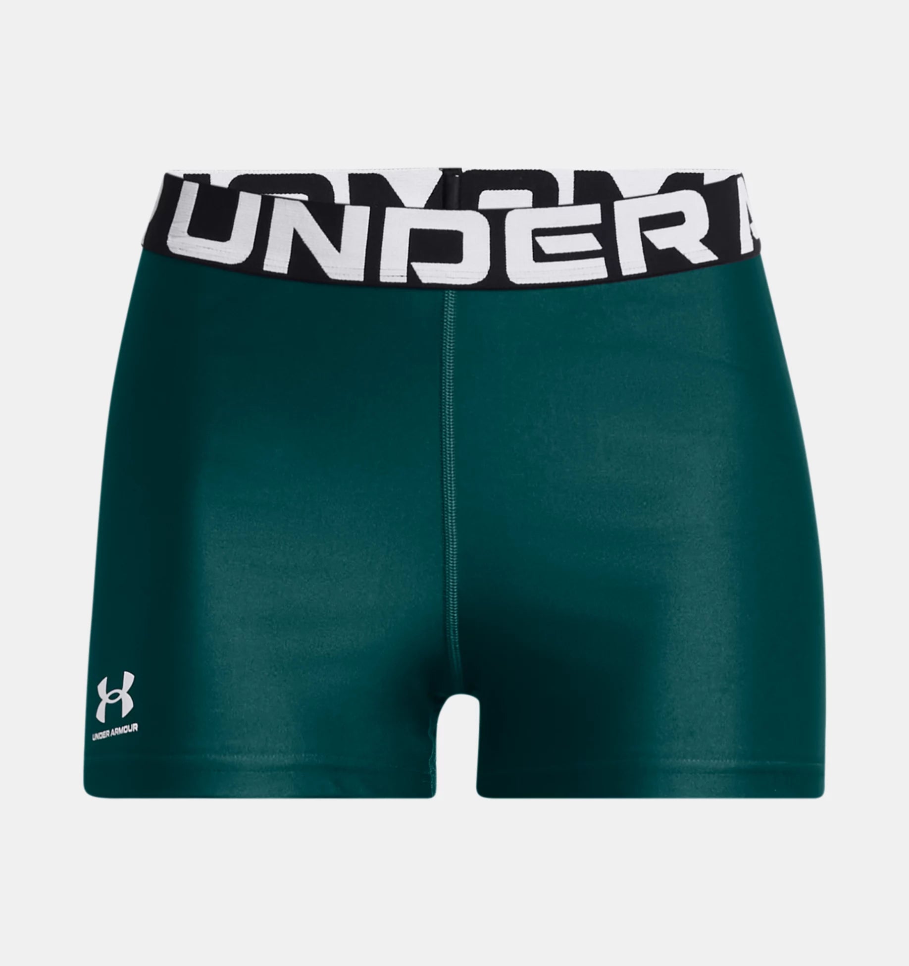 Womens HeatGear Authentics Short (Green)
