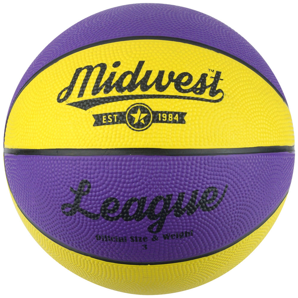 Midwest League Basketball (Yellow/Purple)