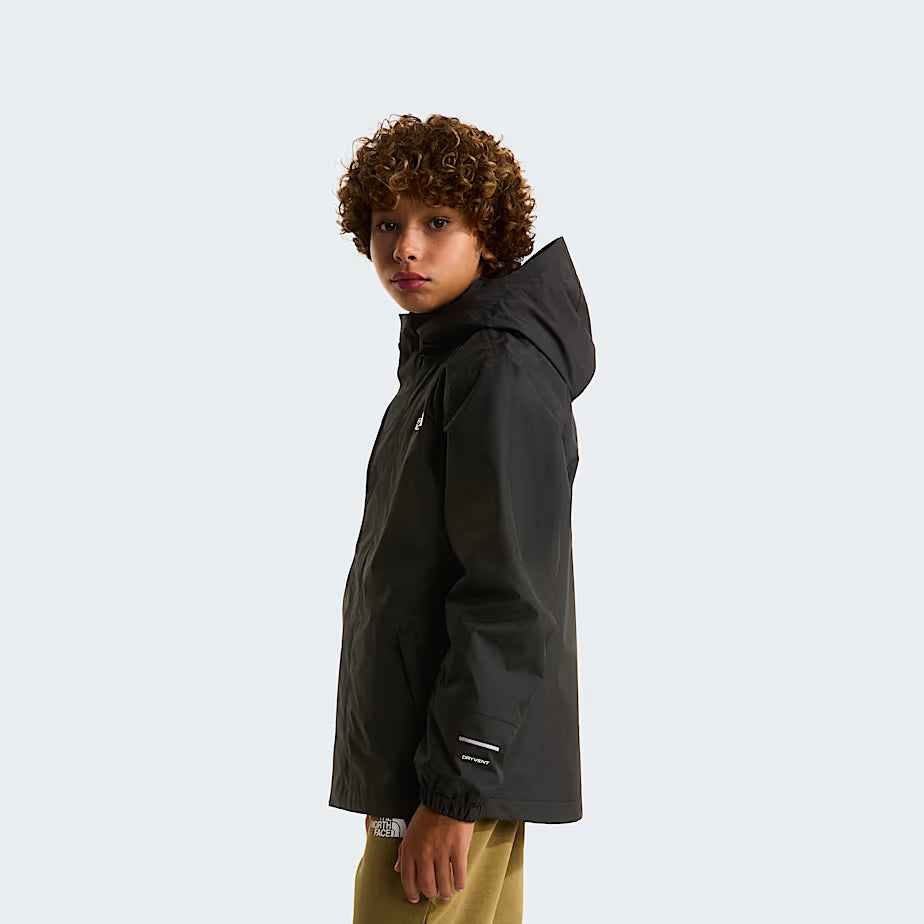 Boys Antora Rain Jacket (Black)