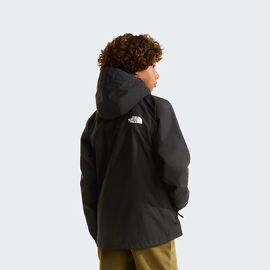 Boys Antora Rain Jacket (Black)
