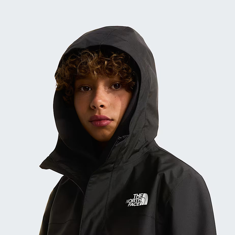 Boys Antora Rain Jacket (Black)