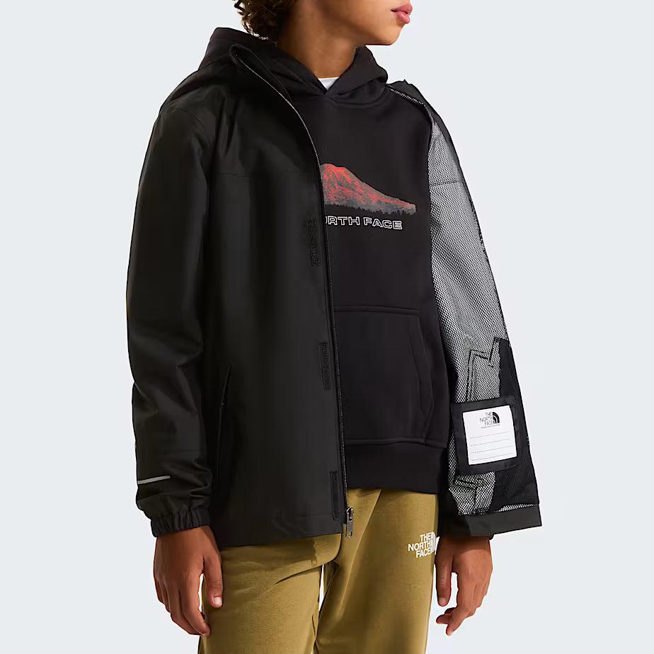 Boys Antora Rain Jacket (Black)