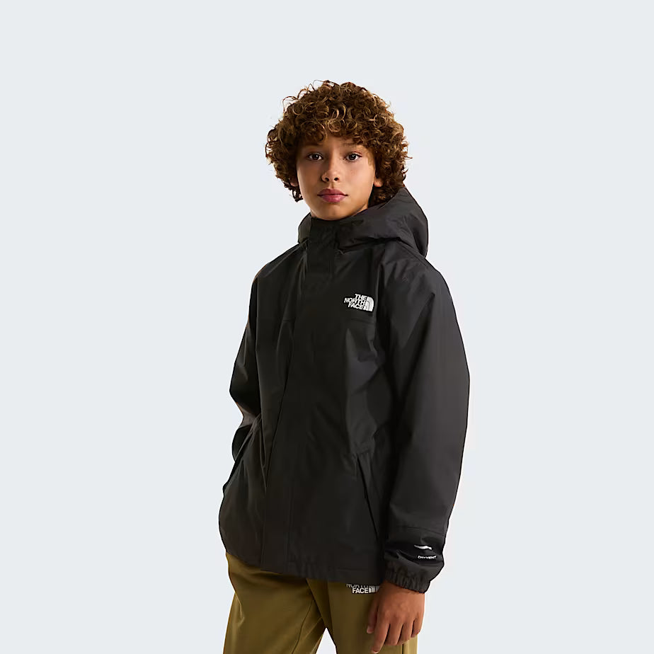 Boys Antora Rain Jacket (Black)
