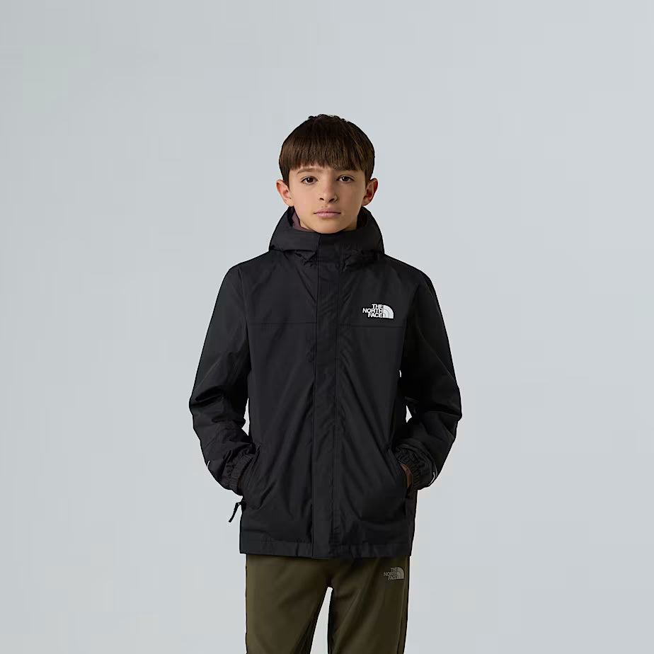 Boys Antora Rain Jacket (Black)