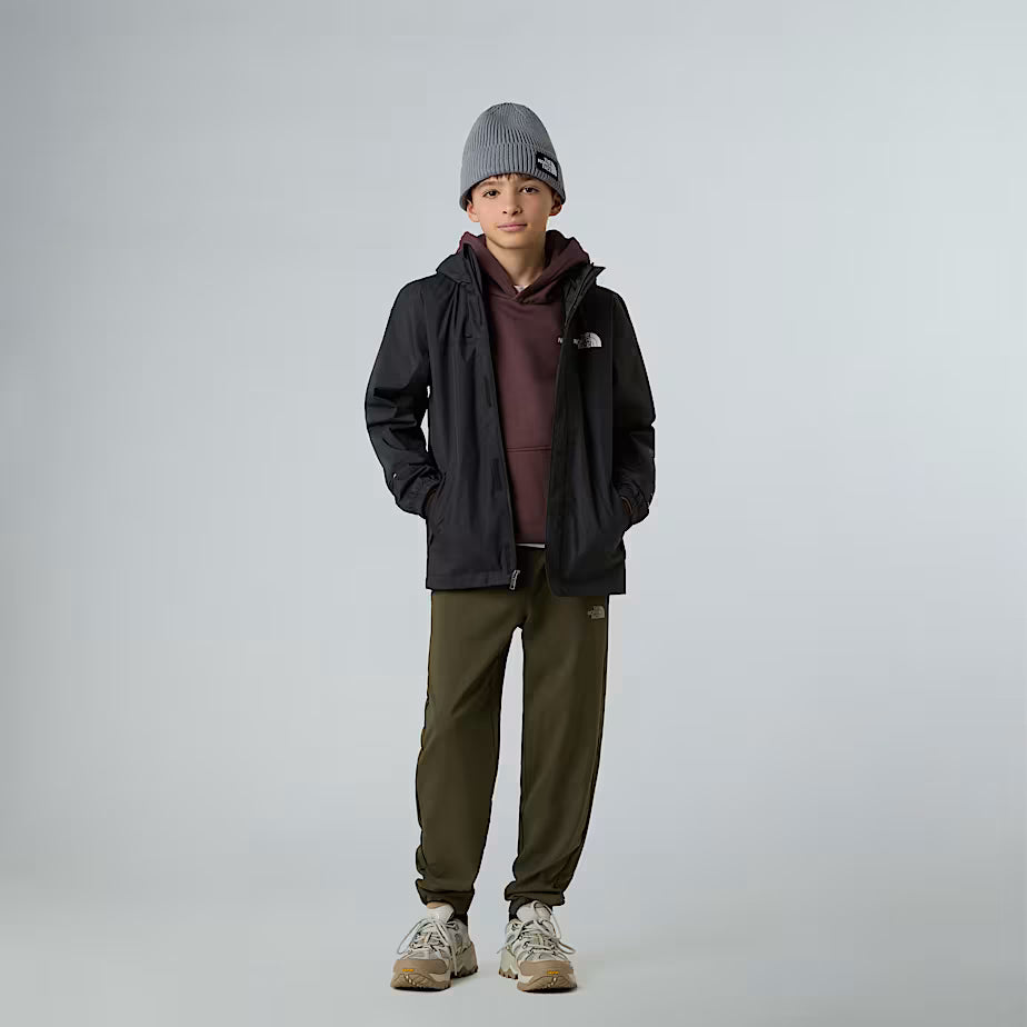 Boys Antora Rain Jacket (Black)