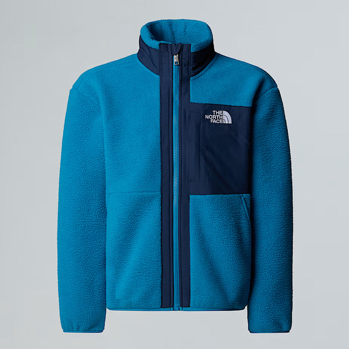 Boys Yumiori Full Zip Fleece (Dusk Blue/Summit Navy)