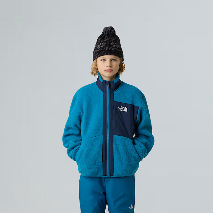 Boys Yumiori Full Zip Fleece (Dusk Blue/Summit Navy)