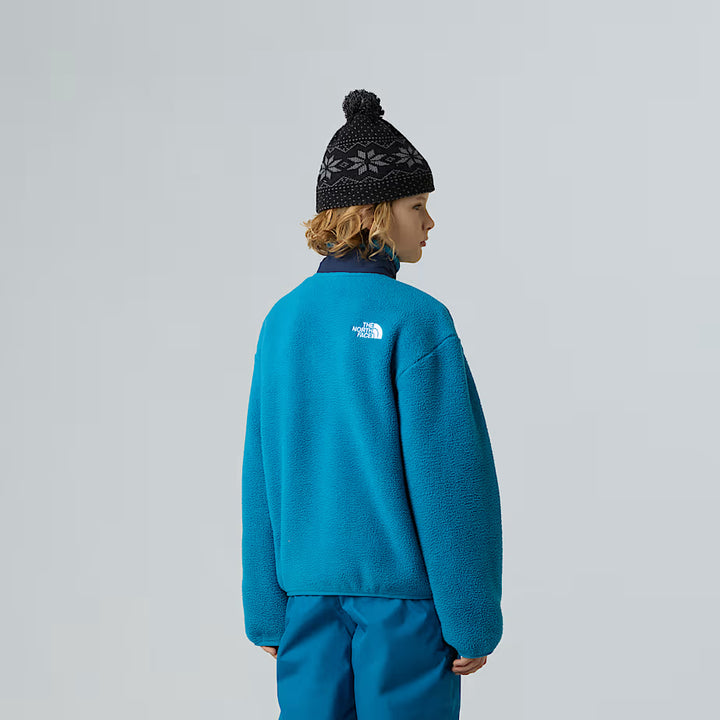 Boys Yumiori Full Zip Fleece (Dusk Blue/Summit Navy)