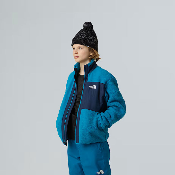 Boys Yumiori Full Zip Fleece (Dusk Blue/Summit Navy)