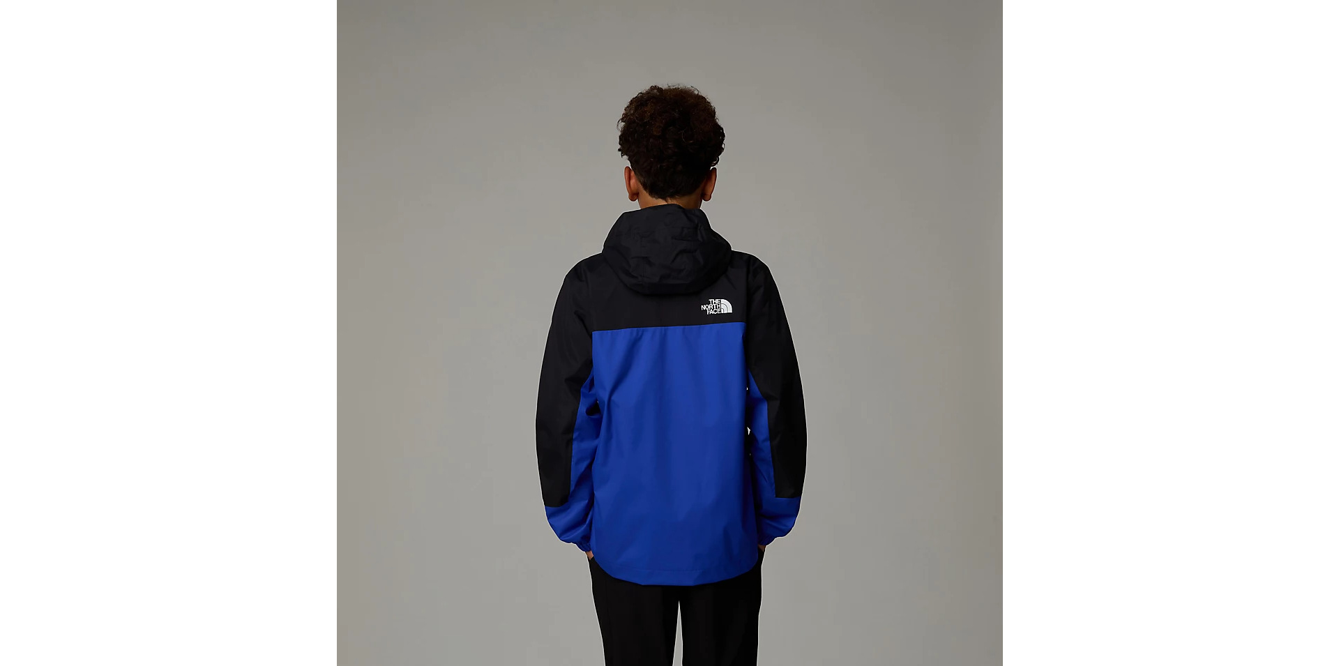 Boys Antora Rain Jacket (Blue/Black)