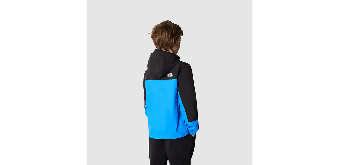 Boys Antora Rain Jacket (Optic Blue/Black)