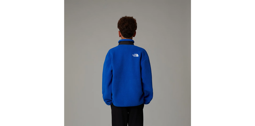 Boys Yumiori Full Zip Fleece Jacket (Blue/Black)