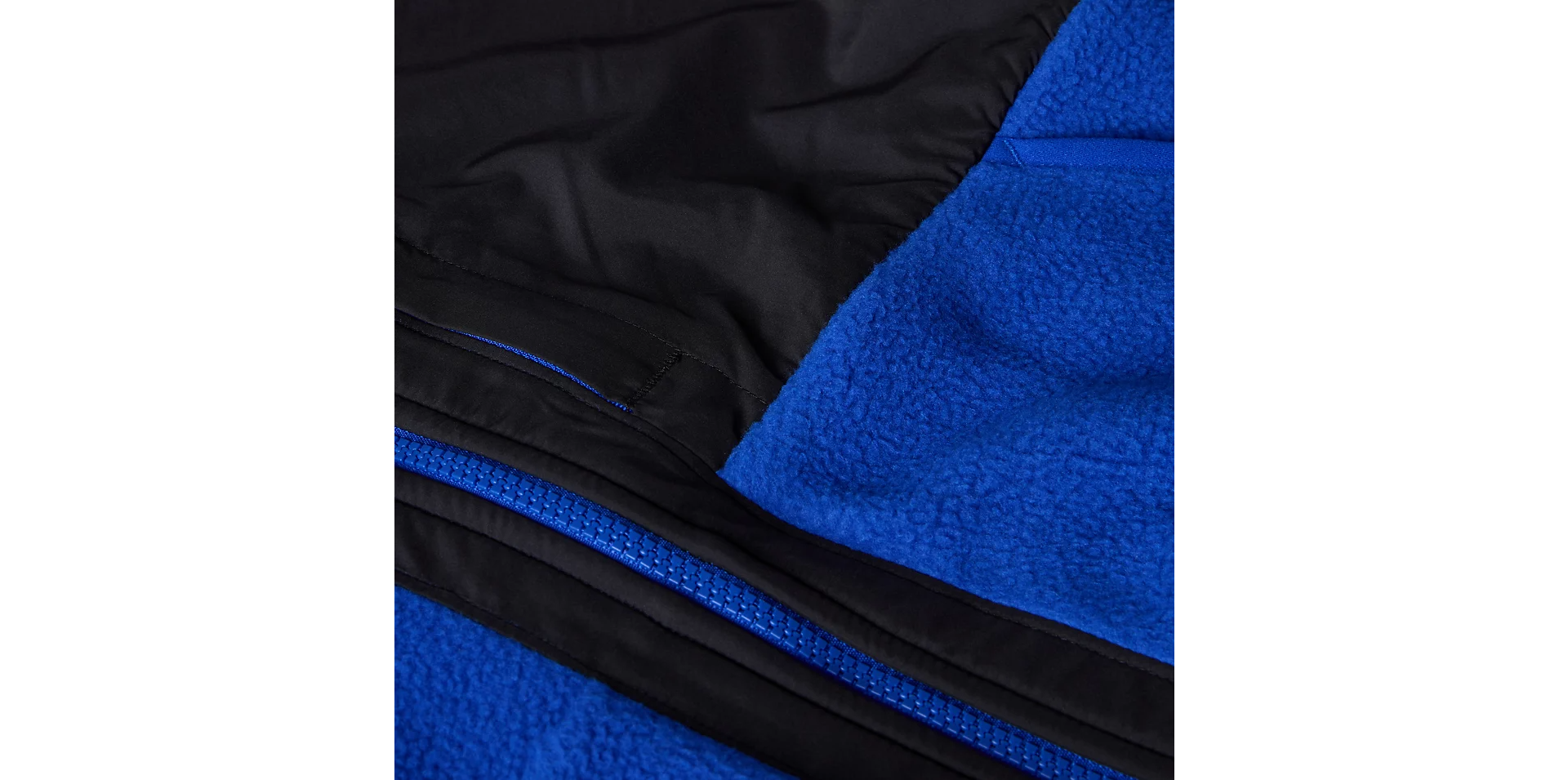 Boys Yumiori Full Zip Fleece Jacket (Blue/Black)