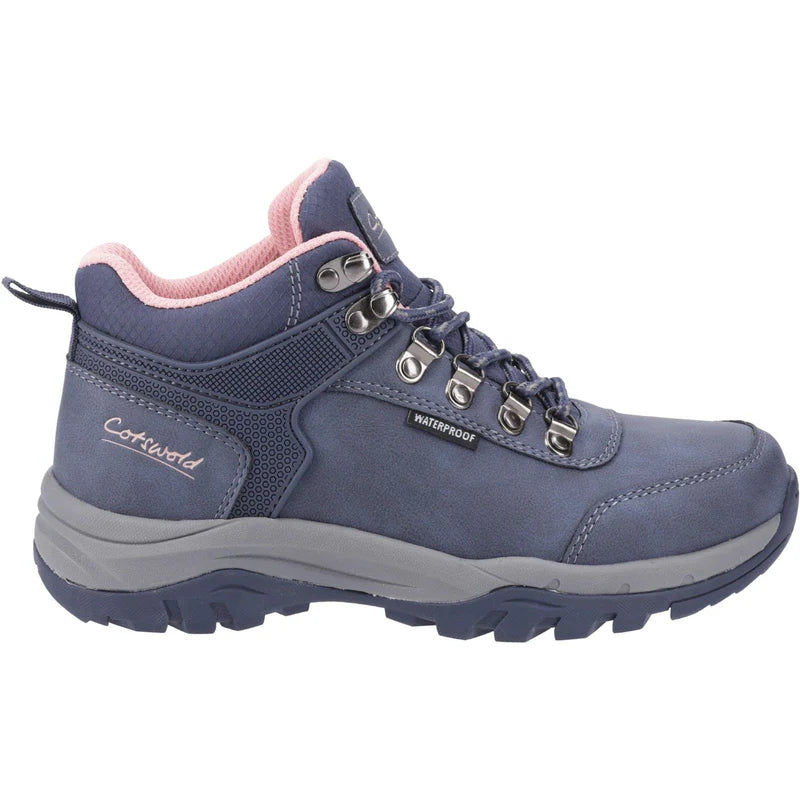 Womens Overbury Hiking Boot (Navy/Pink)