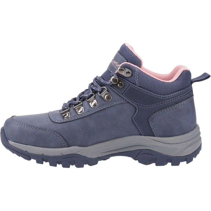 Womens Overbury Hiking Boot (Navy/Pink)