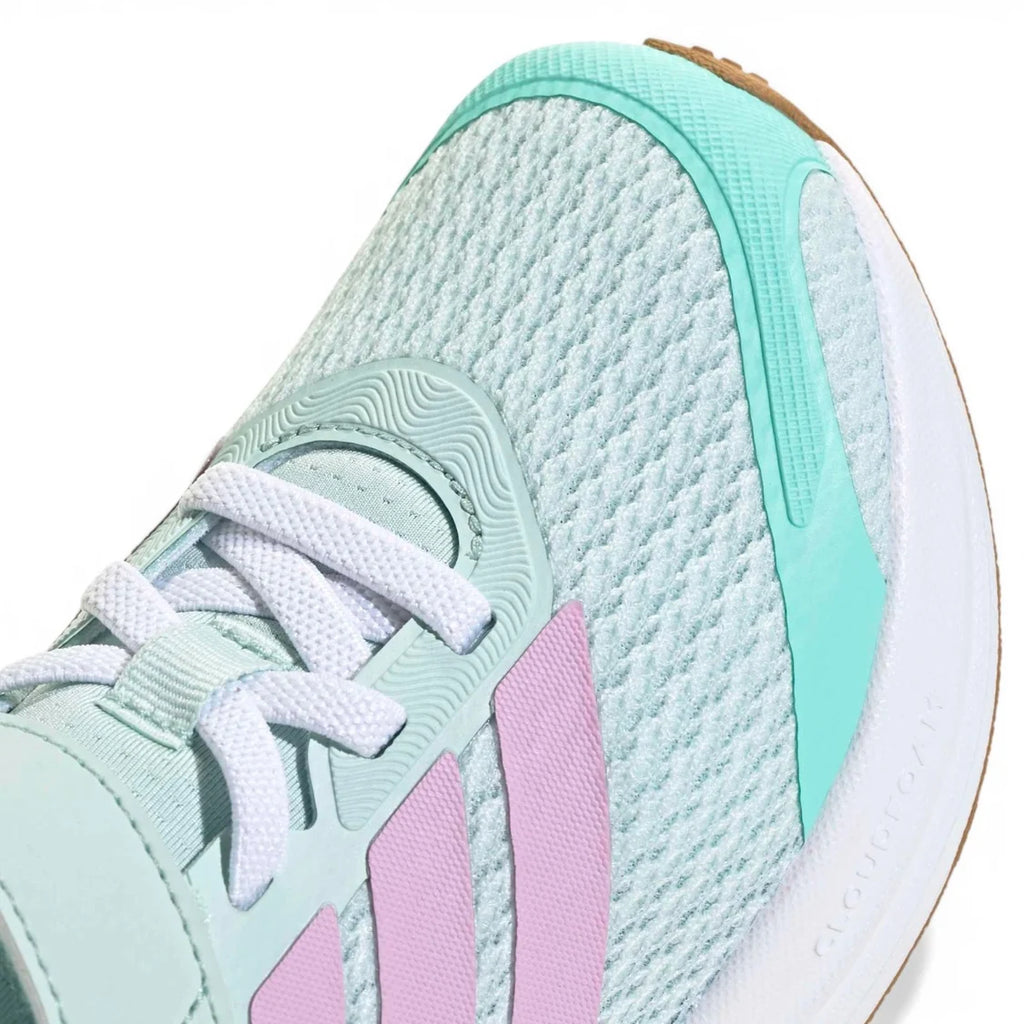 Junior Runfalcon 5 Trainers (Halo Mint/Bliss Lilac/Flash Aqua)