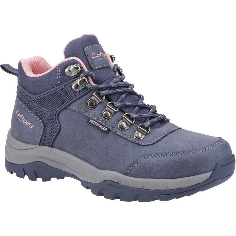 Womens Overbury Hiking Boot (Navy/Pink)