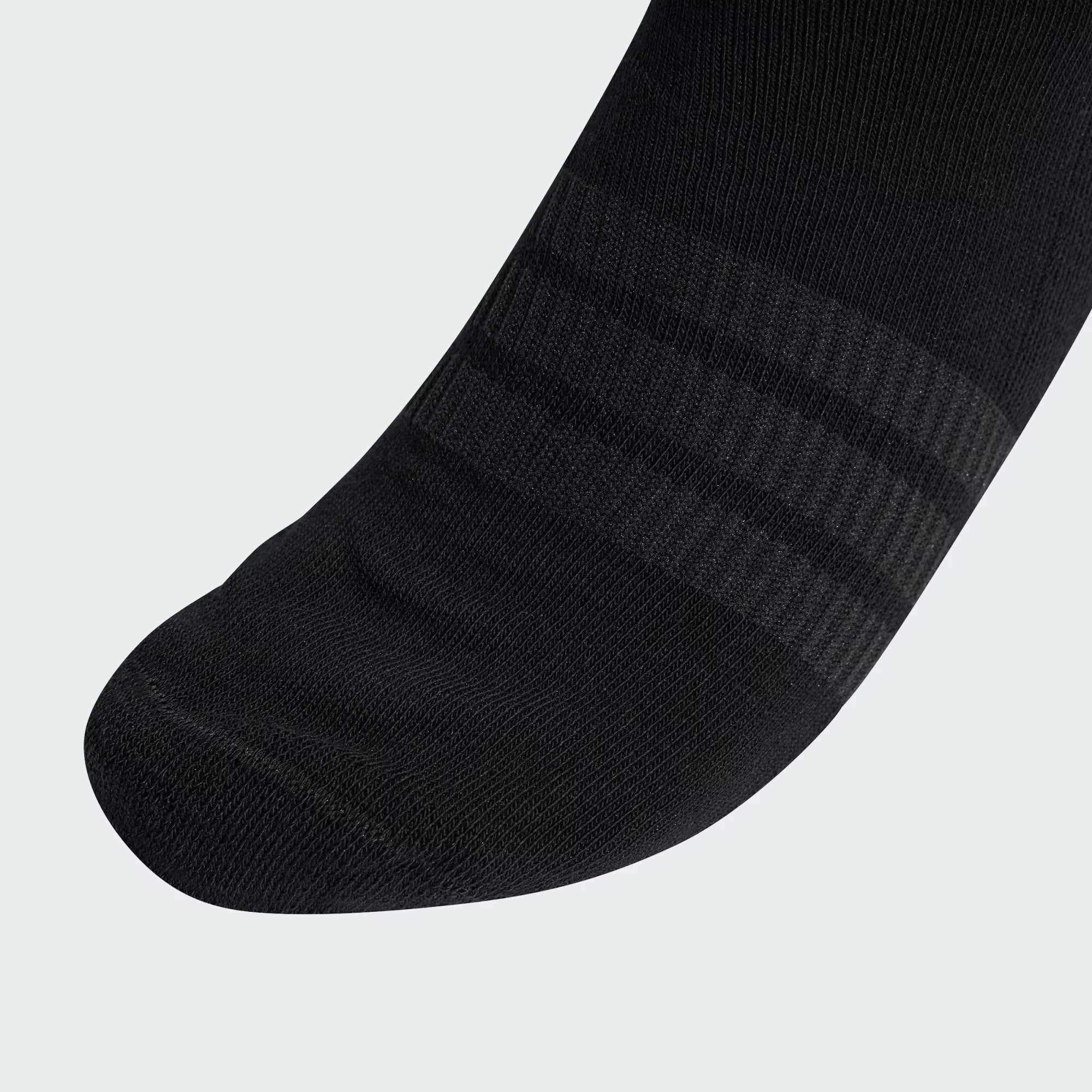 Unisex Cushioned Sportswear Crew Socks 3 Pairs (Black/White)