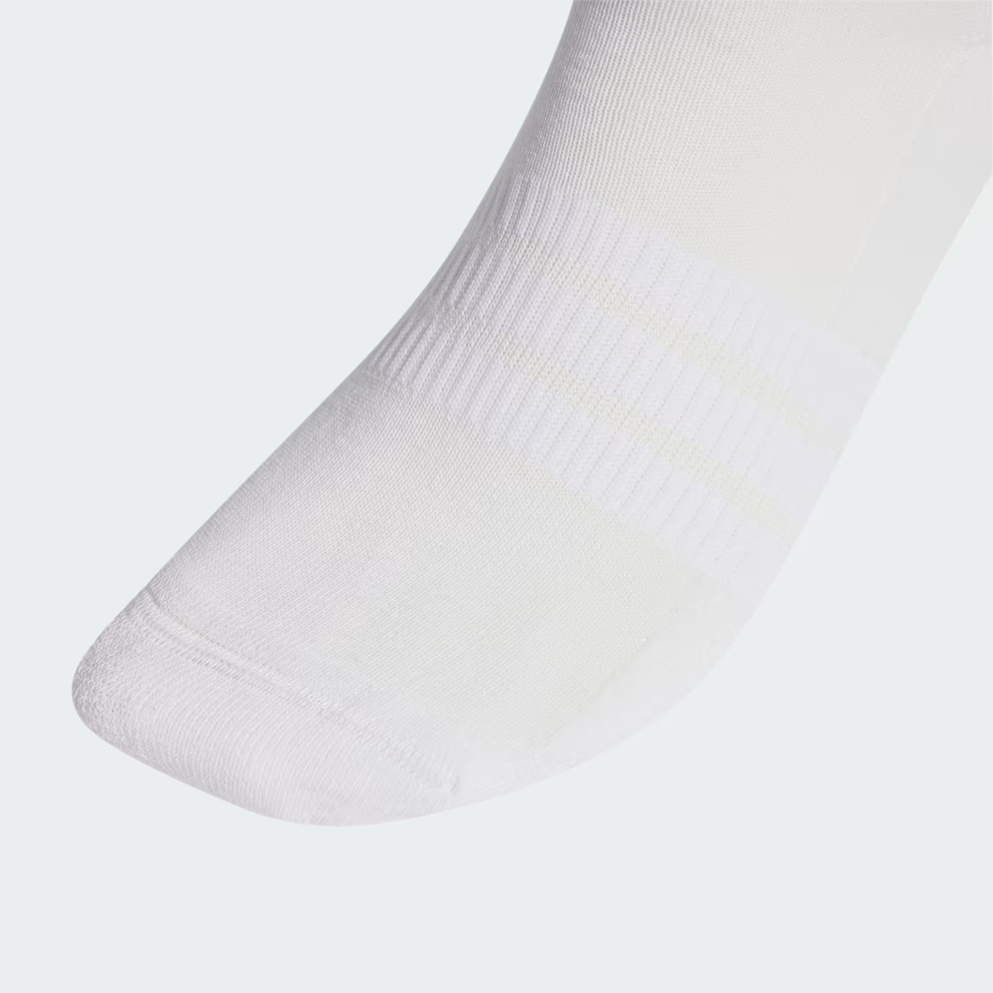 Unisex Cushioned Sportswear Crew Socks 3 Pairs (White/Black)