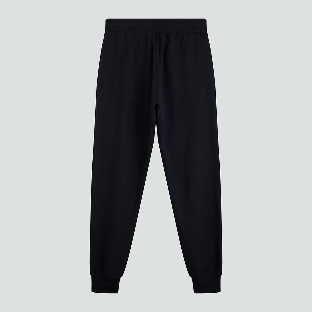 Mens Tapered Cuffed Pant (Black)
