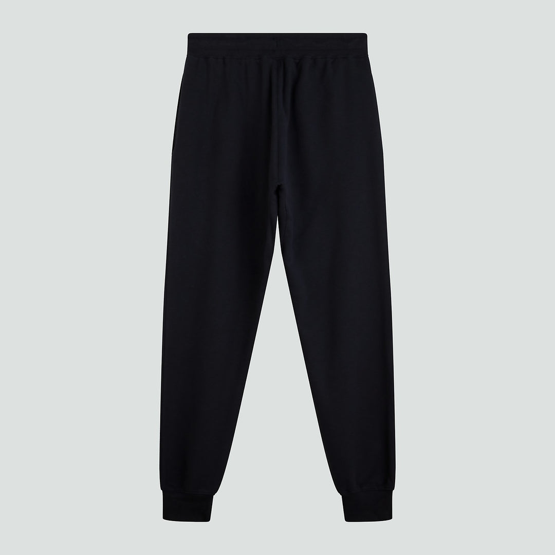 Mens Tapered Cuffed Pant (Black)