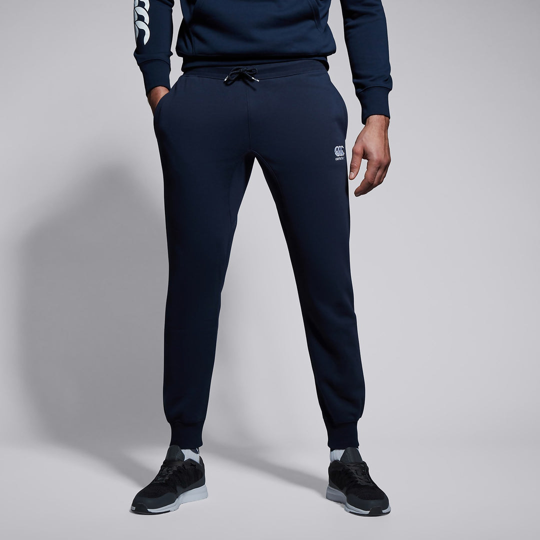 Mens Tapered Cuffed Pant (Navy)