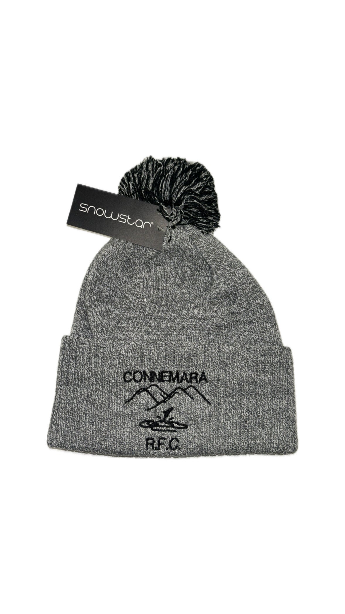 Connemara RFC Bobble Hat (Grey)