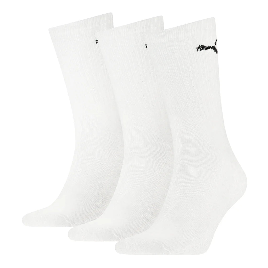 Unisex Crew Sock (White/Black)