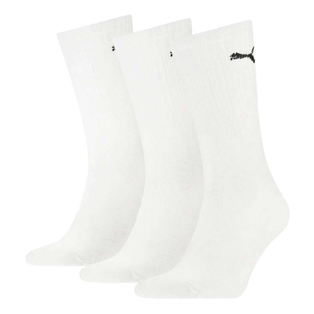Unisex Crew Sock (White/Black)