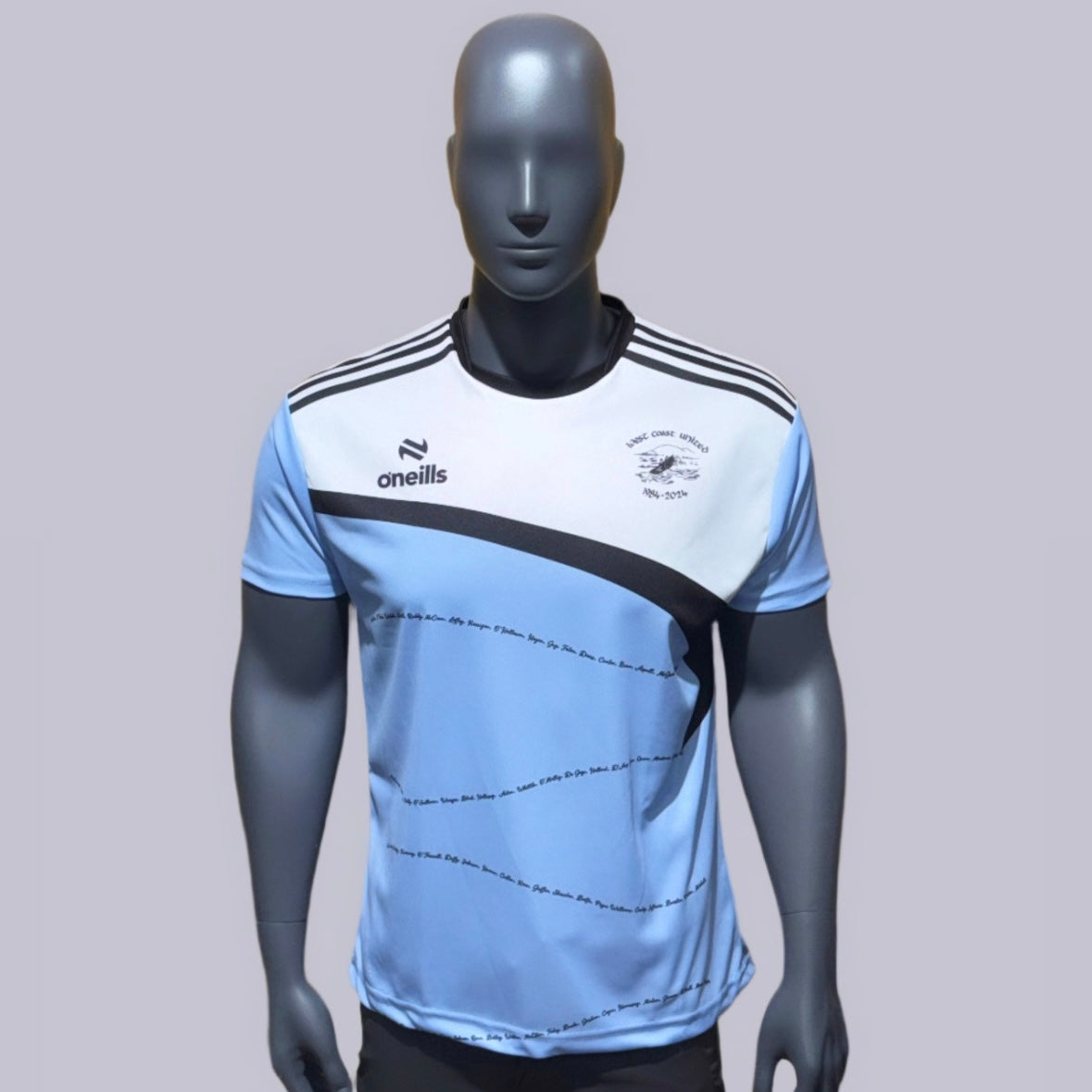 West Coast United 40th Anniversary Jersey (Sky Blue/Black/White)