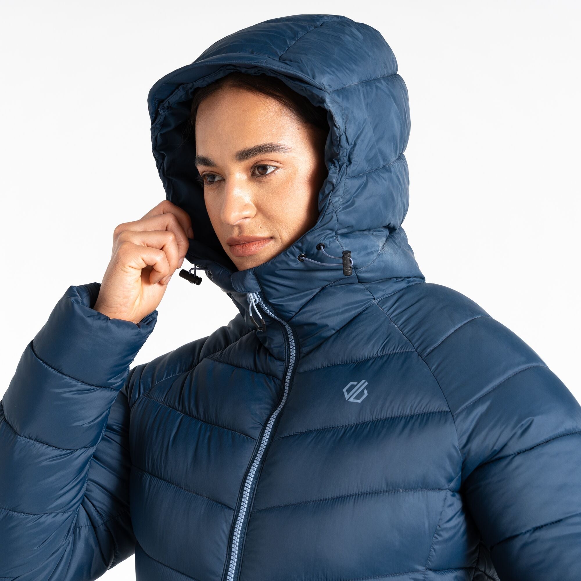Womens Torreck Mountain Baffled Jacket (Moonlight Denim)