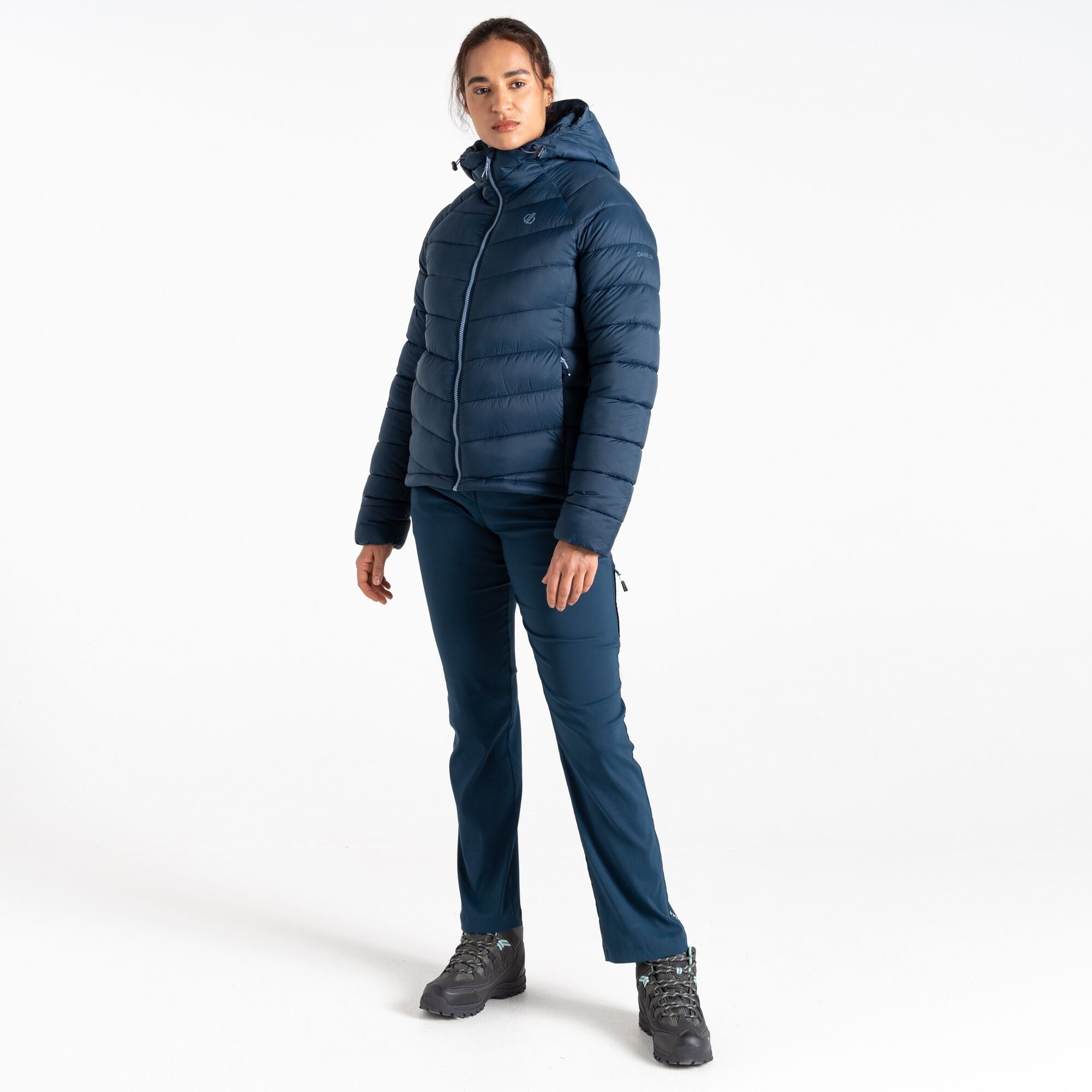 Womens Torreck Mountain Baffled Jacket (Moonlight Denim)