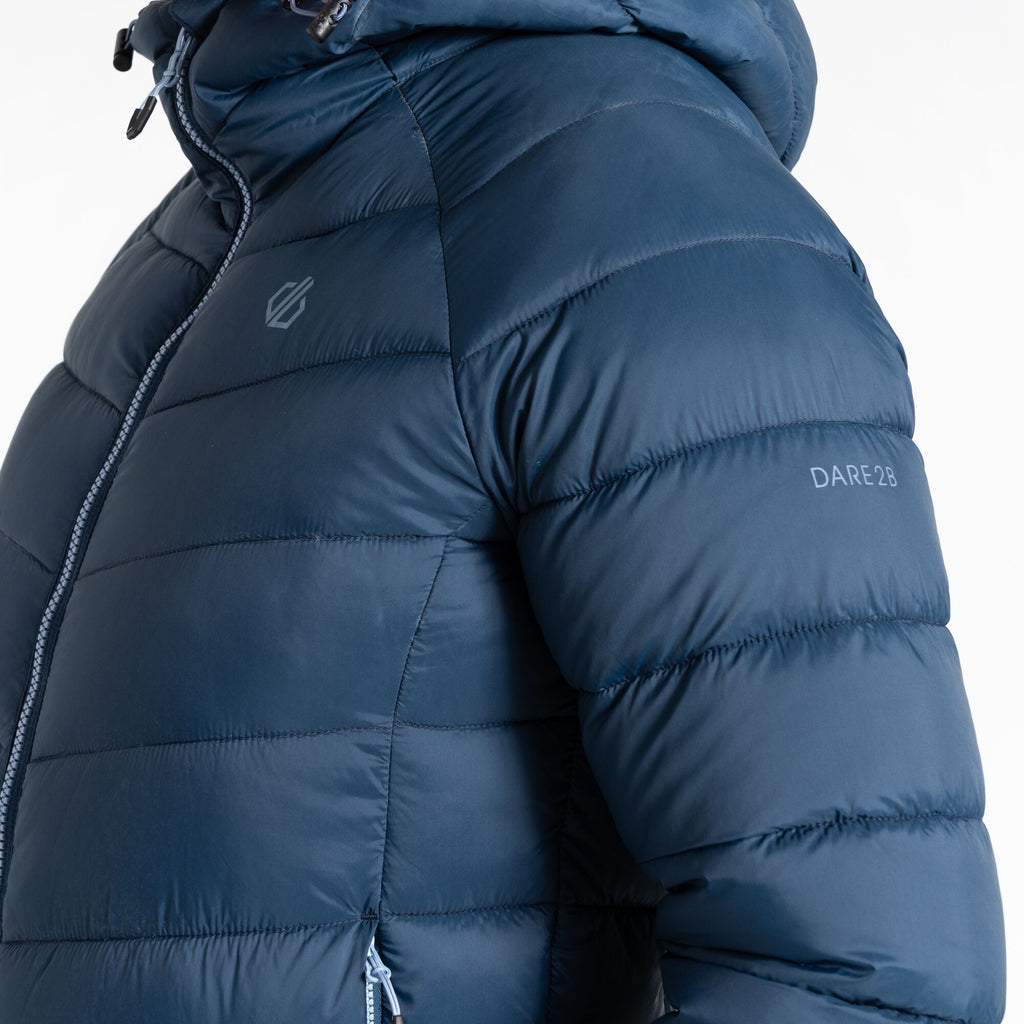 Womens Torreck Mountain Baffled Jacket (Moonlight Denim)