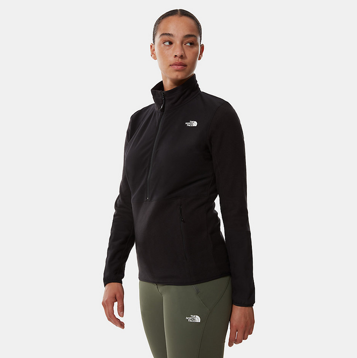 Womens Diablo 1/2 Zip Fleece (Black)