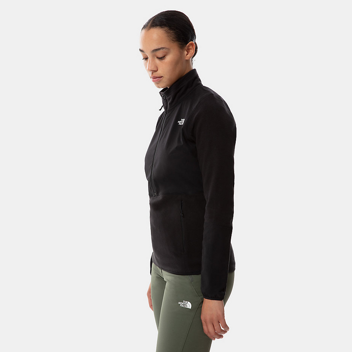 Womens Diablo 1/2 Zip Fleece (Black)