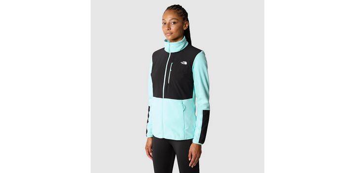 Womens Diablo Full-Zip Fleece (Powder Teal)