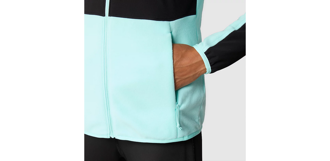 Womens Diablo Full-Zip Fleece (Powder Teal)