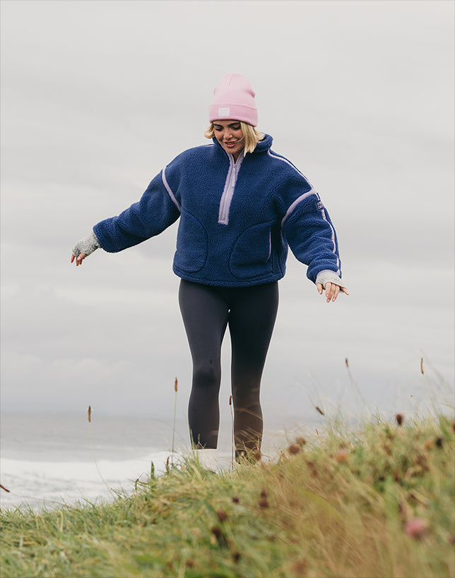 Industry Fleece Half Zip (Violet Smoke)