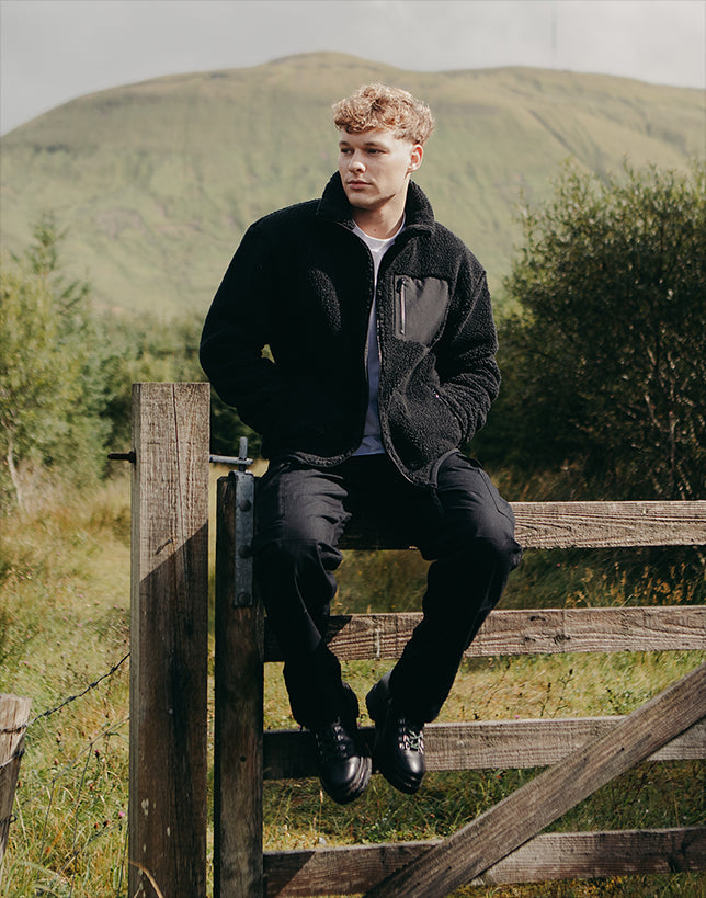 Unisex Industry Fleece Jacket (Black)