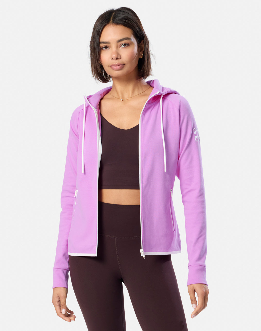 Womens Chill Zip Hoody (Neon Pink)