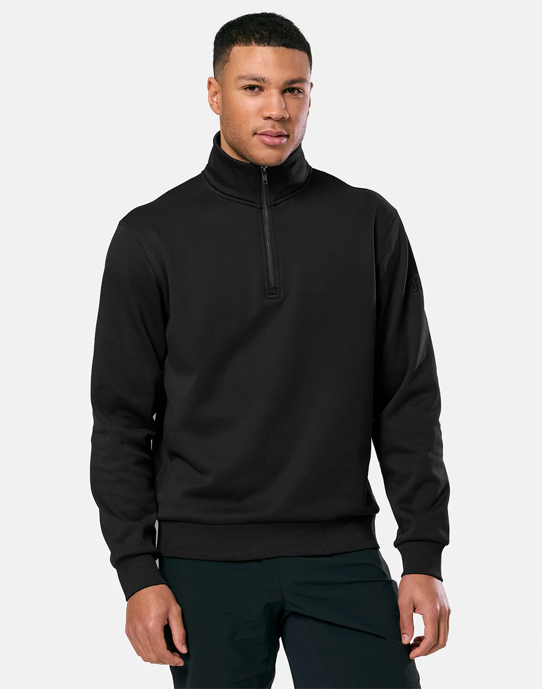 Mens Clubhouse Half Zip (Black)