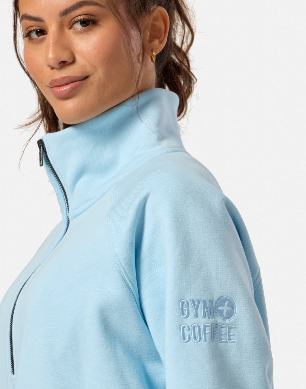 Clubhouse Quarter Zip (Baby Blue)