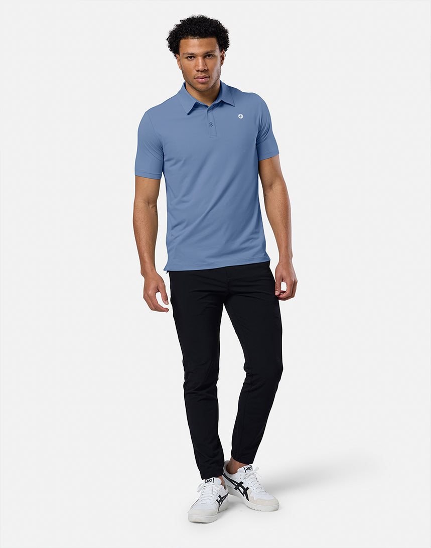 Mens Coffee Polo (Oasis Blue)