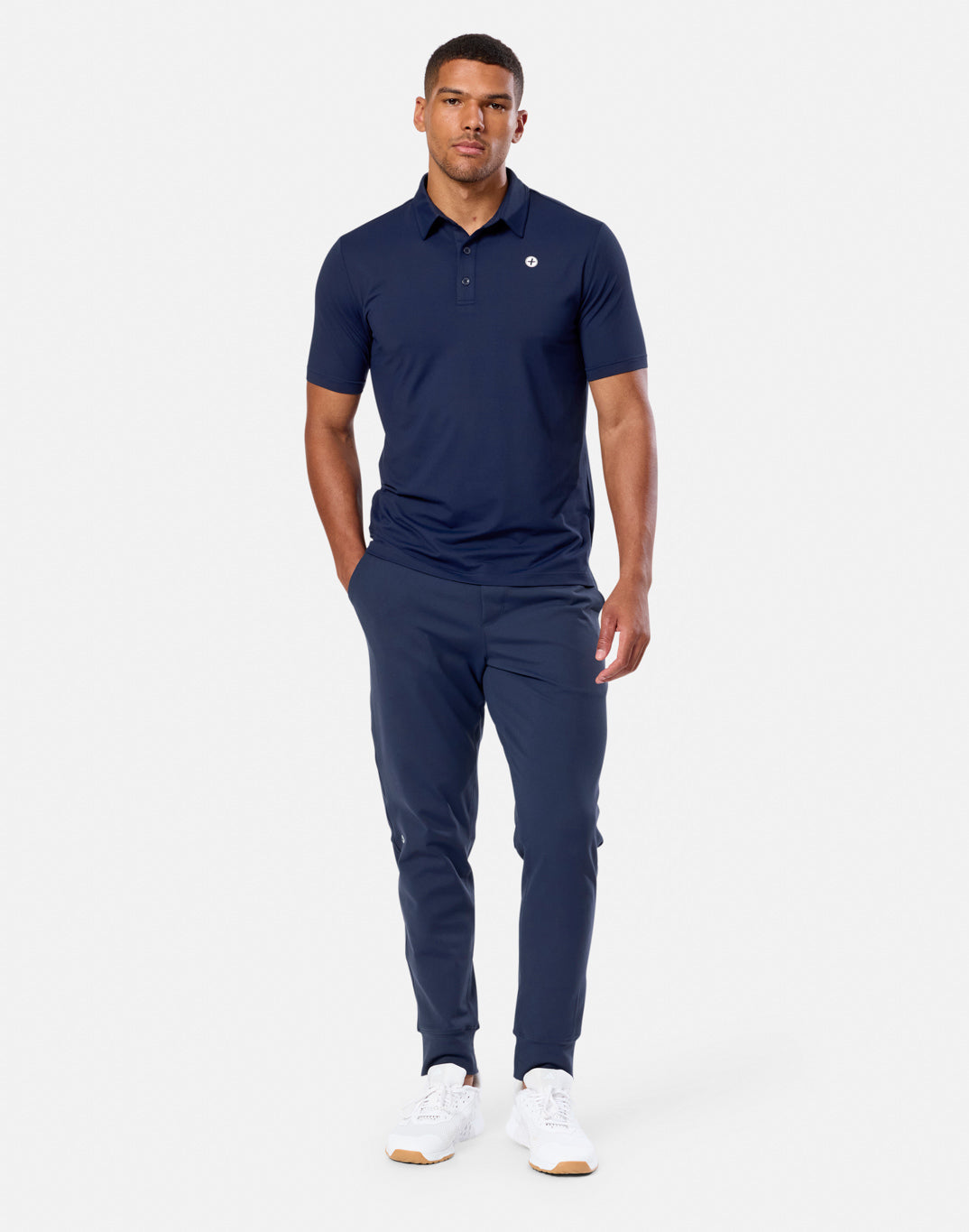 Mens Coffee Polo Tee (Twilight Navy)