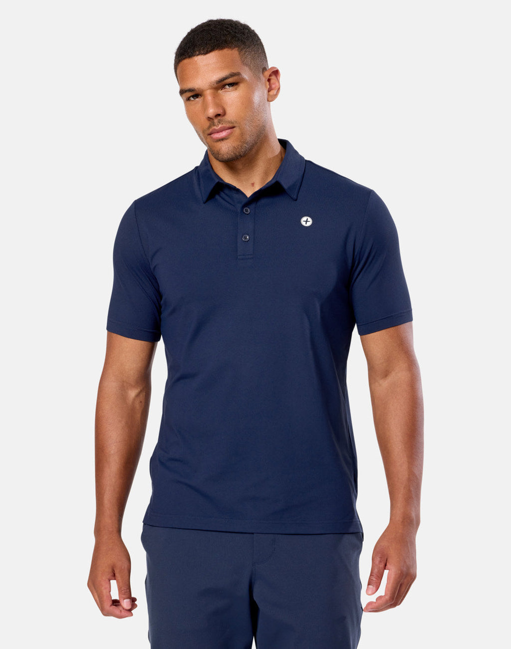 Mens Coffee Polo Tee (Twilight Navy)