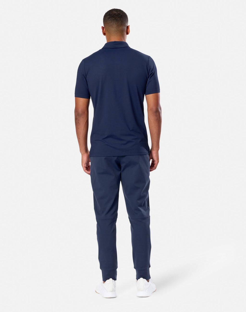 Mens Coffee Polo Tee (Twilight Navy)