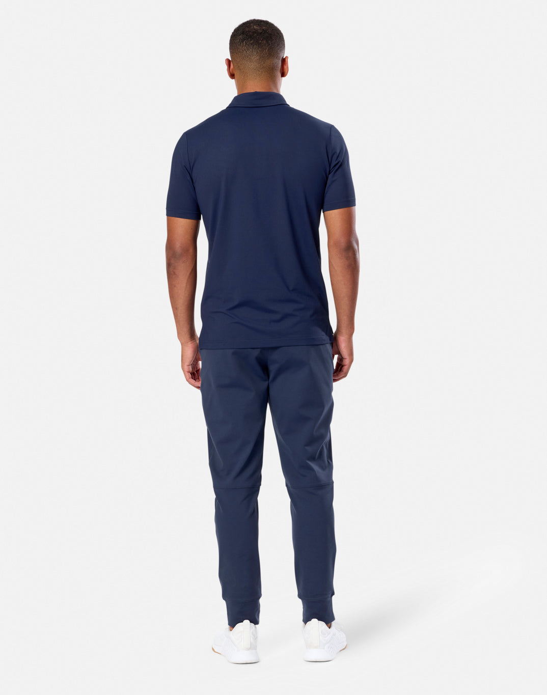 Mens Coffee Polo Tee (Twilight Navy)