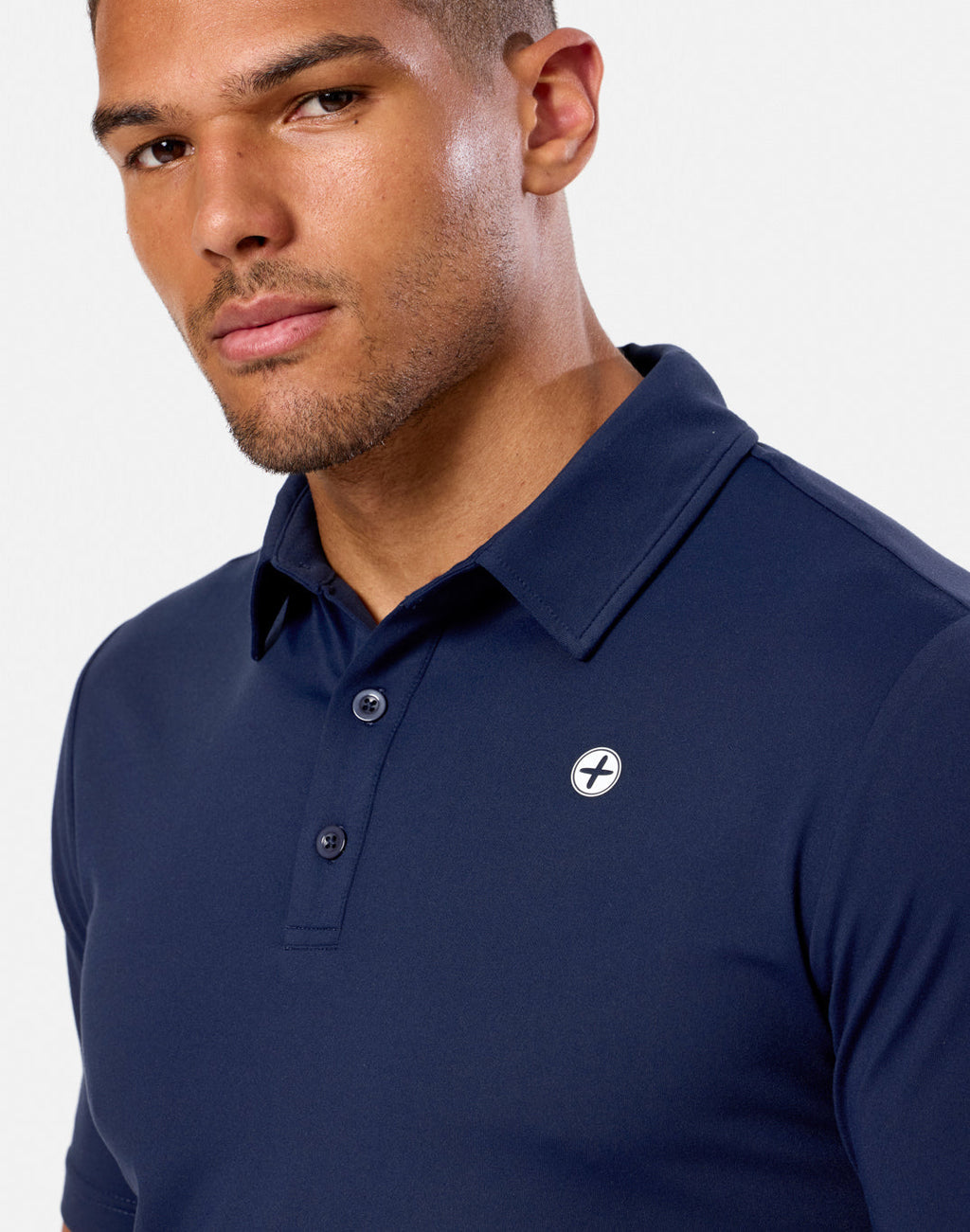 Mens Coffee Polo Tee (Twilight Navy)