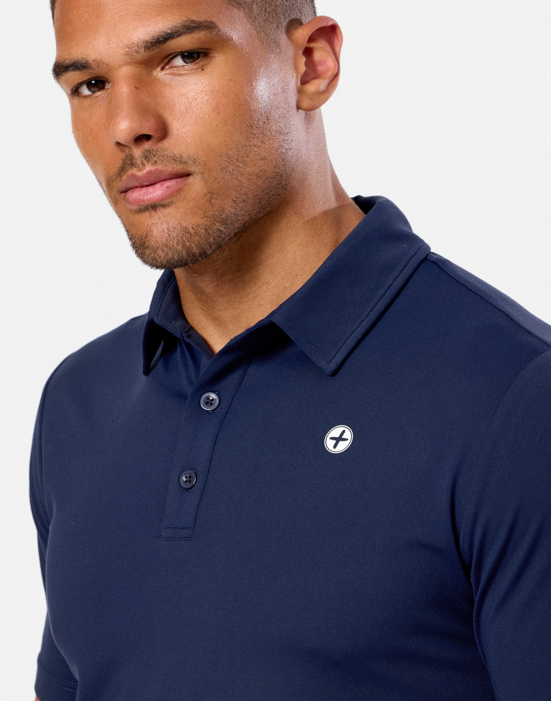 Mens Coffee Polo Tee (Twilight Navy)