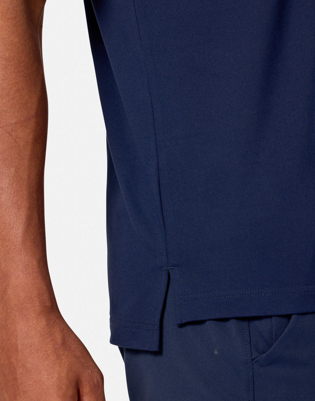 Mens Coffee Polo Tee (Twilight Navy)